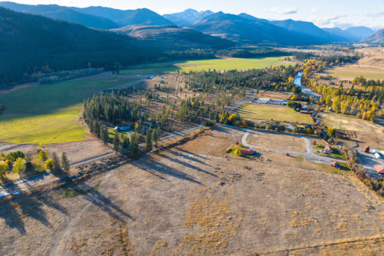 Birds eye view of Sunny M Ranch farm fields by Benj Drummond
                    