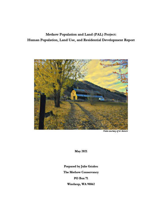 Human Population Land Use and Development Report
                    