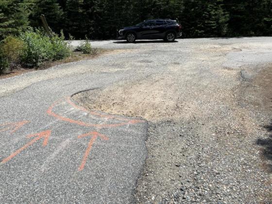 Washington Pass Overlook potholes
                    